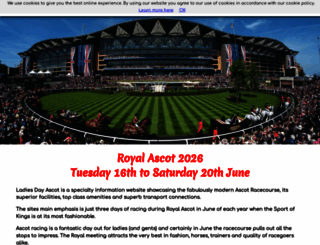 ladiesdayascot.com screenshot