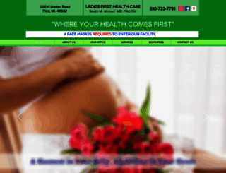 ladiesfirsthealthcare.com screenshot