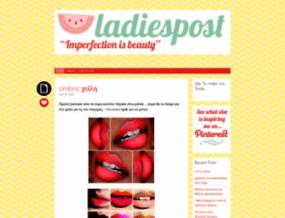 ladiespost.blogspot.com screenshot