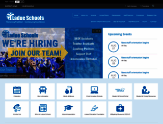 ladueschools.net screenshot