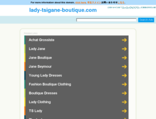 lady-tsigane-boutique.com screenshot