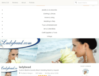 ladybead.com screenshot
