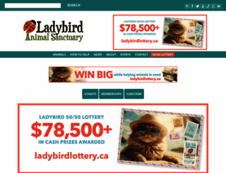 ladybirdanimalsanctuary.com screenshot