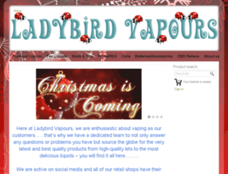 ladybirdvapours.co.uk screenshot