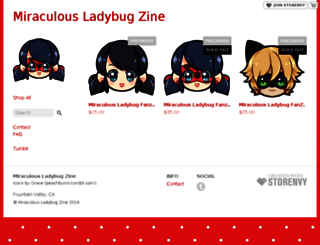ladybugzine.storenvy.com screenshot
