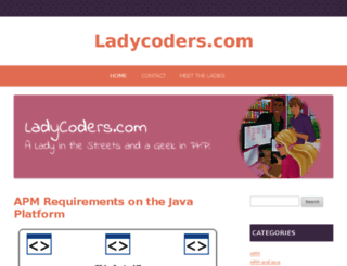 ladycoders.com screenshot