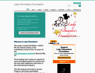 ladyfilmmakers.org screenshot