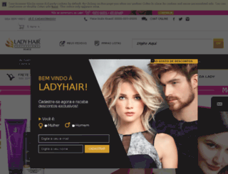 ladyhairpro.com.br screenshot