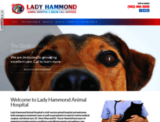 ladyhammondvets.com screenshot