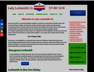 ladylocksmithco.com screenshot