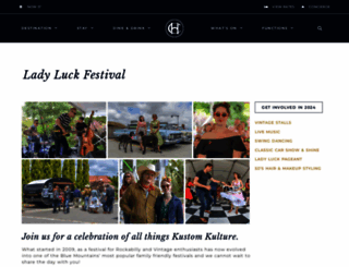 ladyluckfestival.com.au screenshot