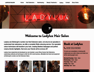 ladyluxhairextensions.com screenshot