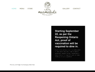 ladymarmalade.ca screenshot