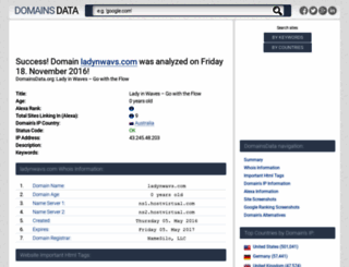 ladynwavs.com.domainsdata.org screenshot