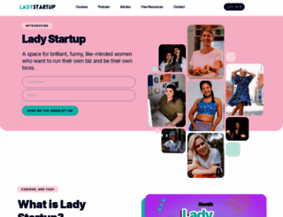 ladystartup.com screenshot