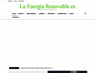 laenergiarenovable.es screenshot