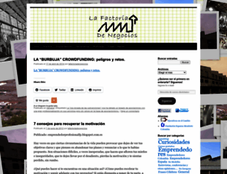 lafactoriadenegocios.wordpress.com screenshot