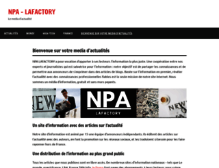 lafactory-npa.fr screenshot