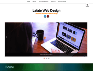 lafatewebdesign.com screenshot