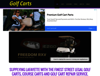 lafayette-golf-carts.com screenshot