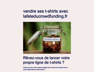 lafeteducrowdfunding.fr screenshot