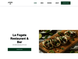 lafogatarestaurantbar.com screenshot