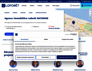 laforet-immobilier-bayonne.com screenshot