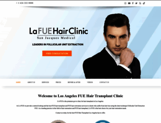 lafuehairclinic.com screenshot