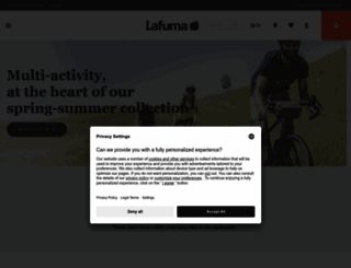 lafuma.com screenshot