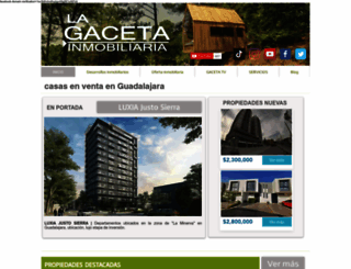 lagacetainmobiliaria.com screenshot