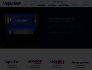 lagardere.com screenshot
