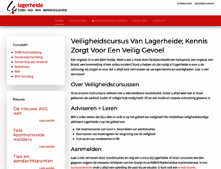 lagerheide.nl screenshot