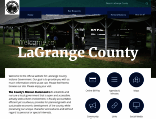 lagrangecounty.org screenshot