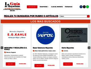 laguiademayoristas.com.ar screenshot