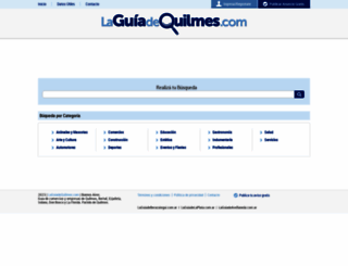 laguiadequilmes.com screenshot
