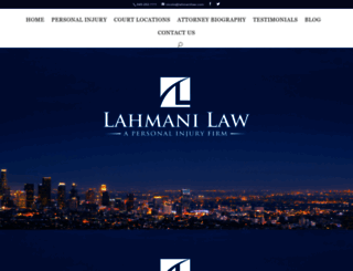 lahmanilaw.com screenshot