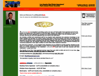 lahomeappraiser.com screenshot