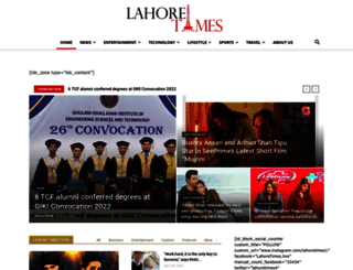 lahoretimes.com.pk screenshot