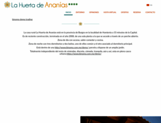 lahuertadeananias.com screenshot