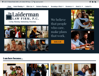 laidermanlaw.com screenshot