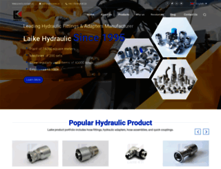 laikehydraulics.com screenshot