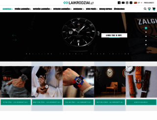 laikrodziai.lt screenshot