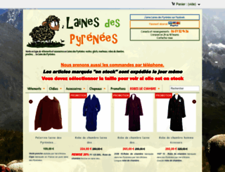 laines-des-pyrenees.com screenshot