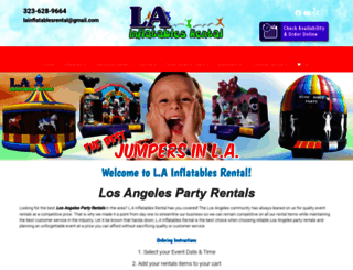 lainflatablesrental.com screenshot