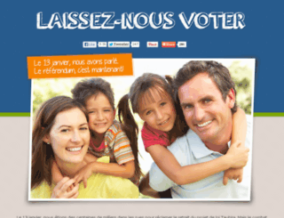 laissez-nous-voter.org screenshot