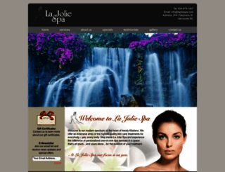 lajoliespa.com screenshot