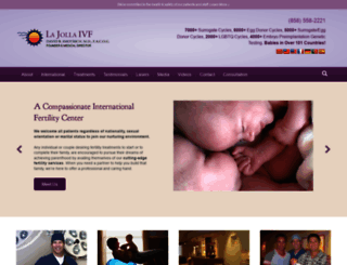 lajollaivf.com screenshot