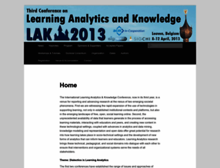 lakconference2013.wordpress.com screenshot