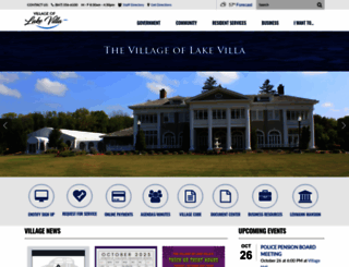 lake-villa.org screenshot