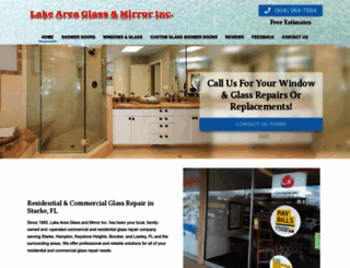 lakeareaglass.com screenshot